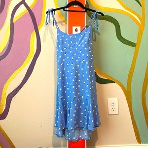 Light blue floral wild flower dress never worn